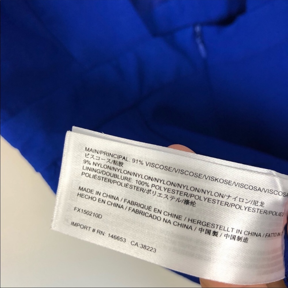 Revolve Finders Keepers Basic Instinct Dress Blue - image 8